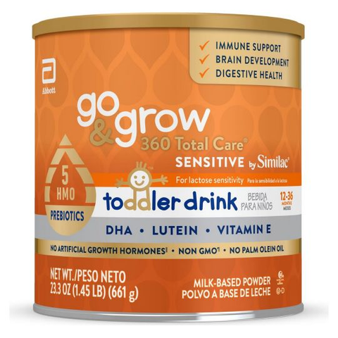 Similac Go & Grow 360 Total Care Sensitive, 23.3 oz